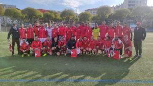 Mannschaftsfoto Marin-Pompiers de Marseille FC EDA